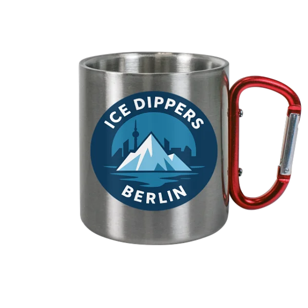 Stainless Steel Camp Mug (Silver Metallic)
